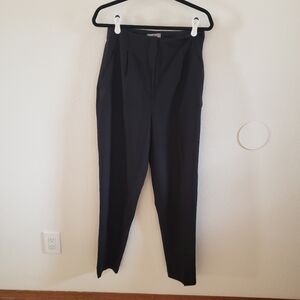 Asos Pleated Classic Black Straight Leg‎ Trousers 8